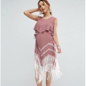 ASOS Maternity Fringe Dress